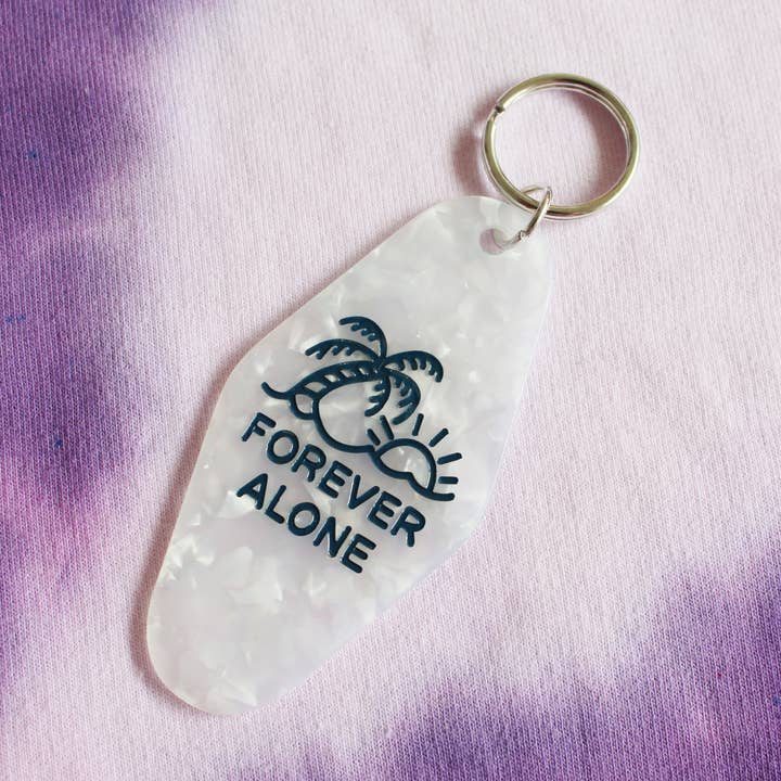 Cousins Collective - Wholesale Keychain - Unisex - Forever Alone Motel Keytag Keychain0