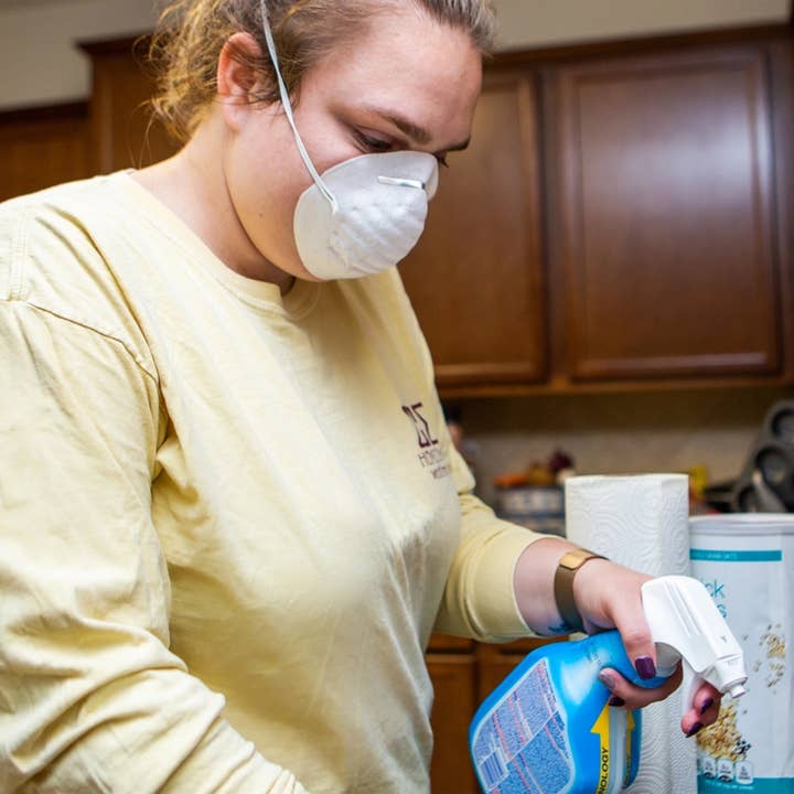 G & F Products - Vente Masque/visière de protection pour le visage - G & F 9118 Masque anti-poussière et filtre non toxique jetable pour cle6