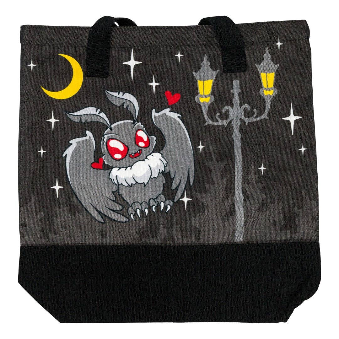 FootClothes LLC - Wholesale Tote Bag - Unisex - Cute Mothman Tote Bag3