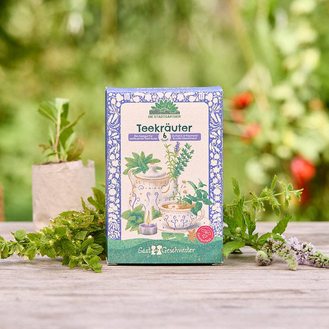 TDJ Stadtgärtner GmbH – wholesale Frön – Fröpaket med teörter (ekologiskt)