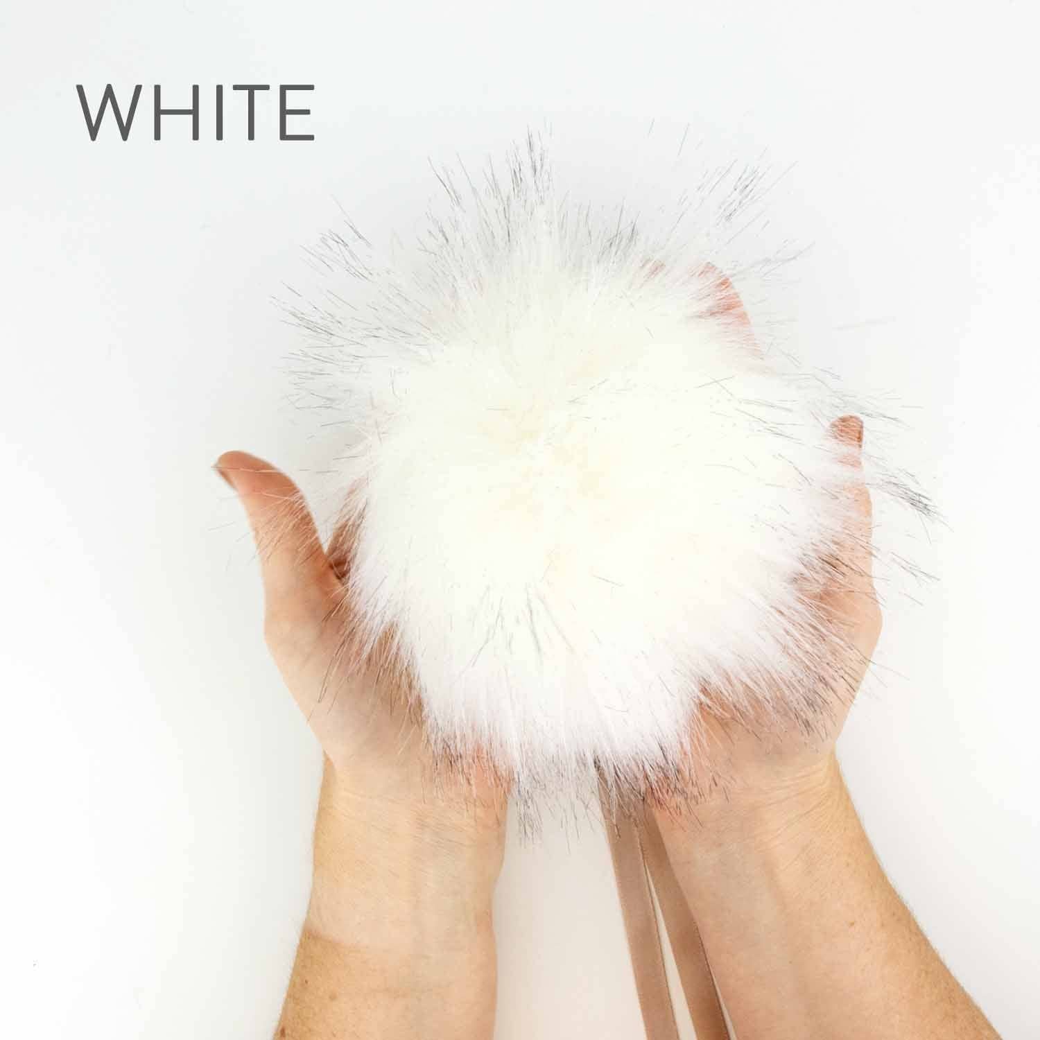 Twice Sheared Sheep - Wholesale Craft Supplies - 6" (15cm) Faux Fur Pom Pom11