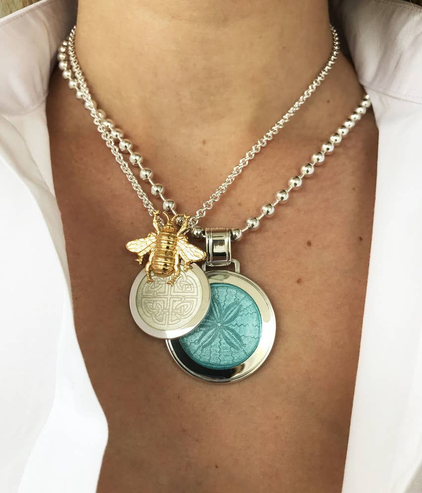 Colby Davis of Boston - Wholesale Individual Charm/Pendant - Colby Davis Pendant: Medium Mother-Daughter Knot - Sterling1