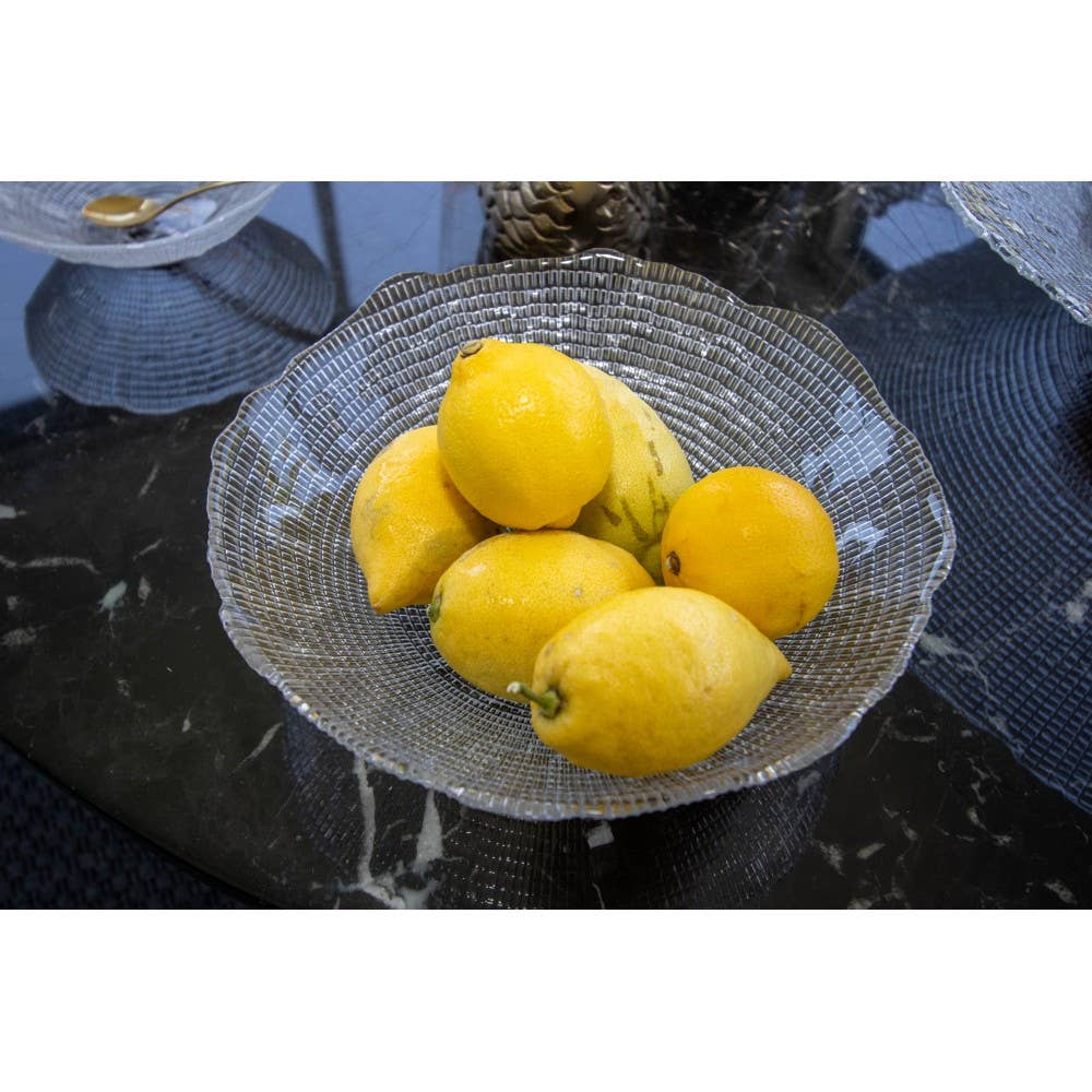 AULICA - Wholesale Serve Bowl - Transparent salad bowl 25cm1