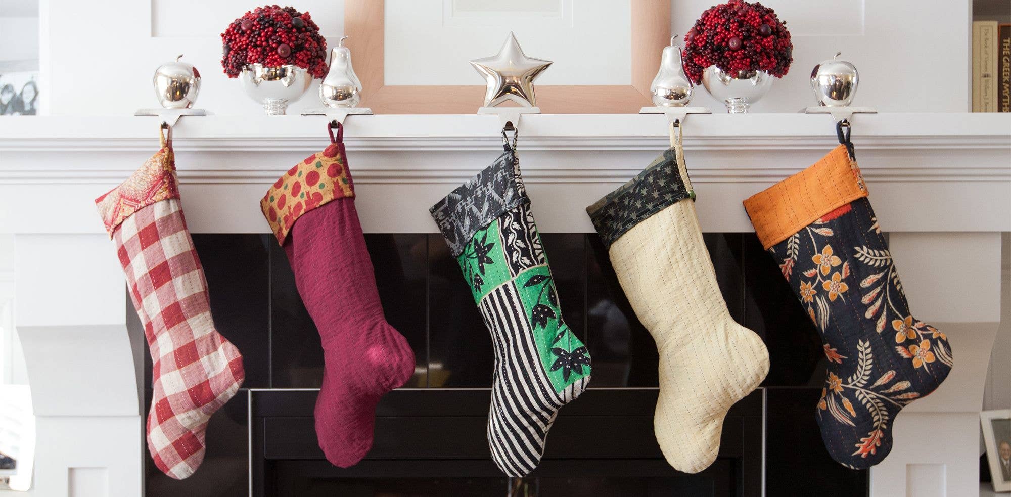 Homesoul – wholesale Holiday Stocking – Kantha Christmas Stockings - Set of 102