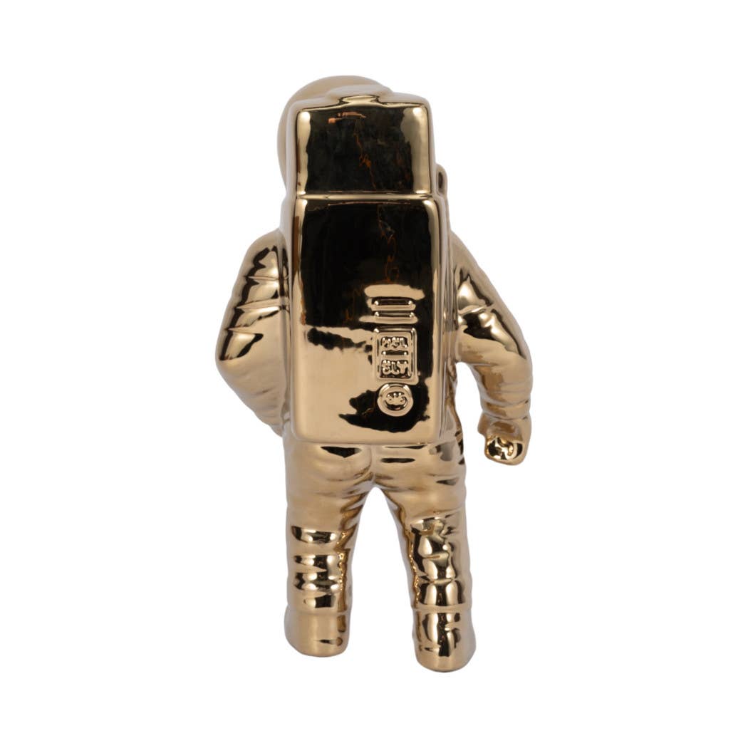 Sagebrook Home - Wholesale Decorative Figurine - Ceramic Abstract Astronaut Figurine - Gold, 11 in.8