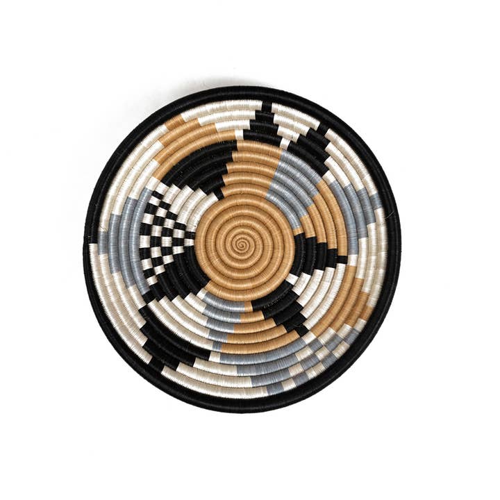 Azizi Life - Wholesale Decorative Plate/Dish/Bowl - Boutique Diversiform Gray Woven Bowls