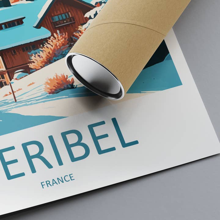 TravelzonaArt – wholesale Poster – Meribel France Travel Poster5