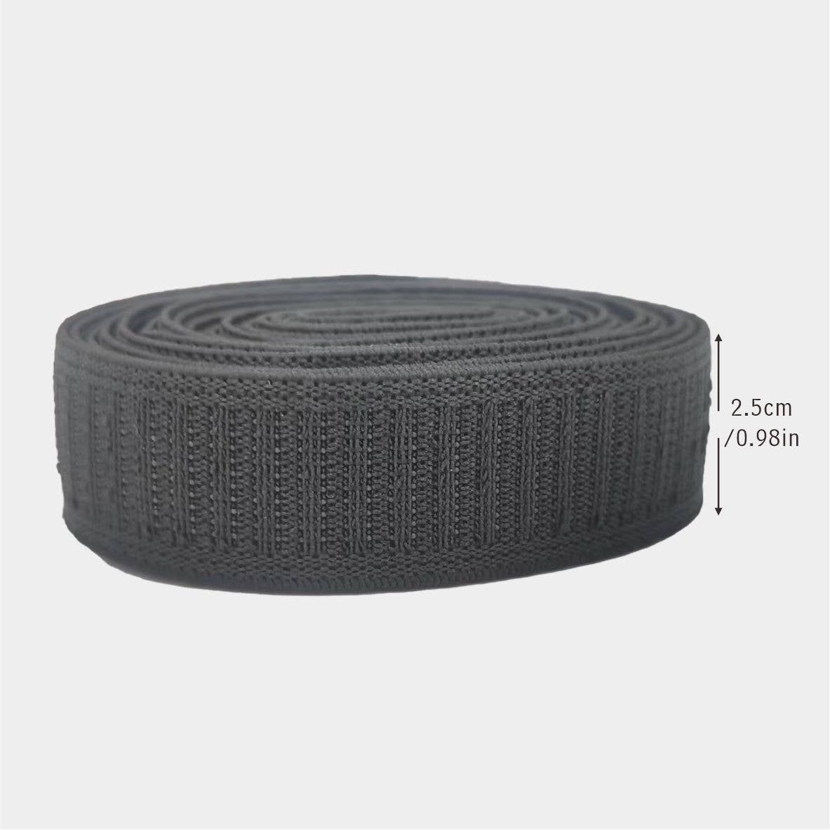 Max-Link Solutions Ltd – wholesale Craft supplies – Darnn Black Elastic (25mm x 3meters), Fabric Elastic Band2