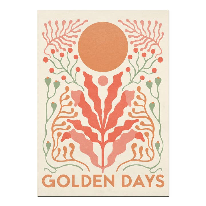 Golden Days Print for wholesale by cai & jo USA