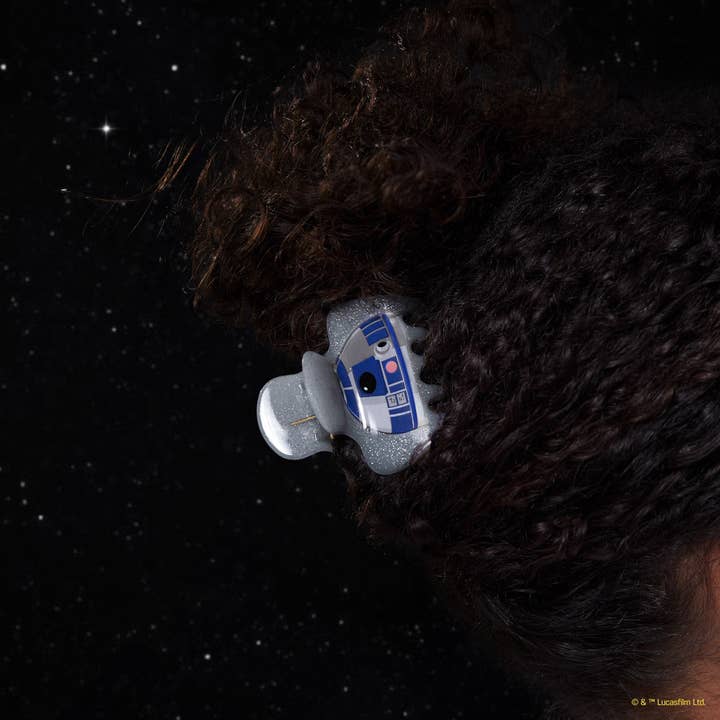 KITSCH - Wholesale Hair Clip - Women's - Star Wars™ & Kitsch Glitter Cloud Clip in R2-D23