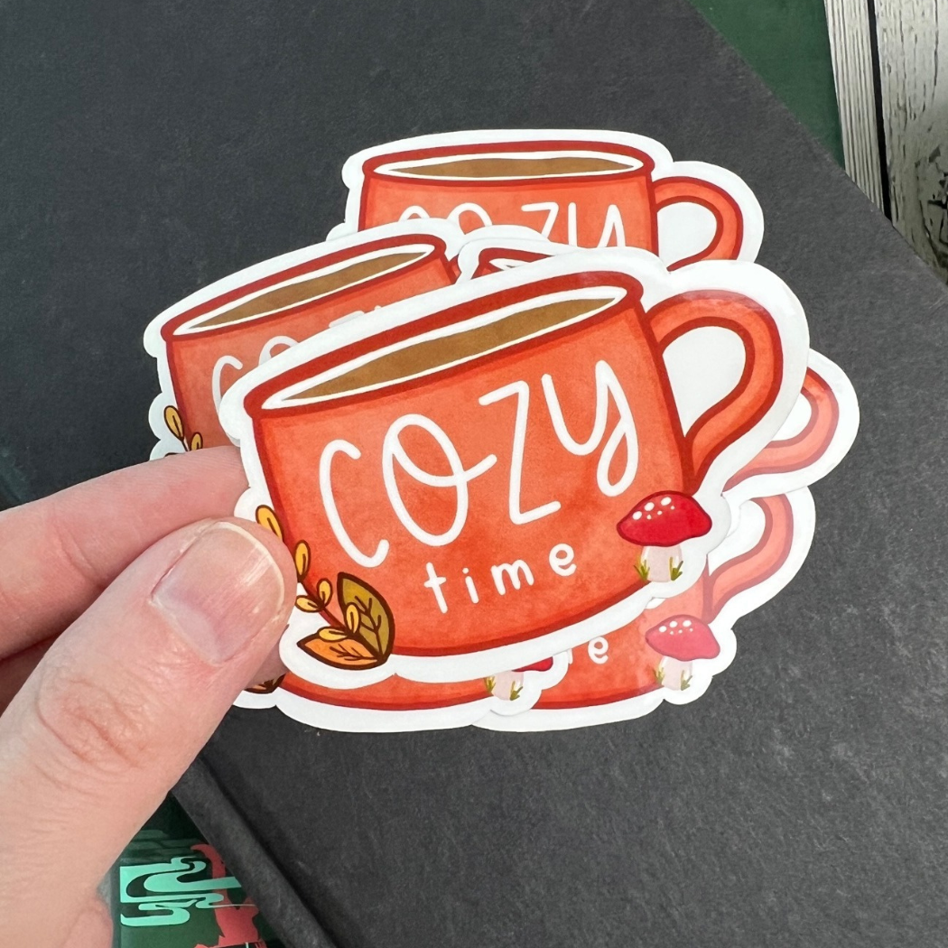 Mav & Molly Designs - Wholesale Sticker - Cozy Time Tea Sticker3