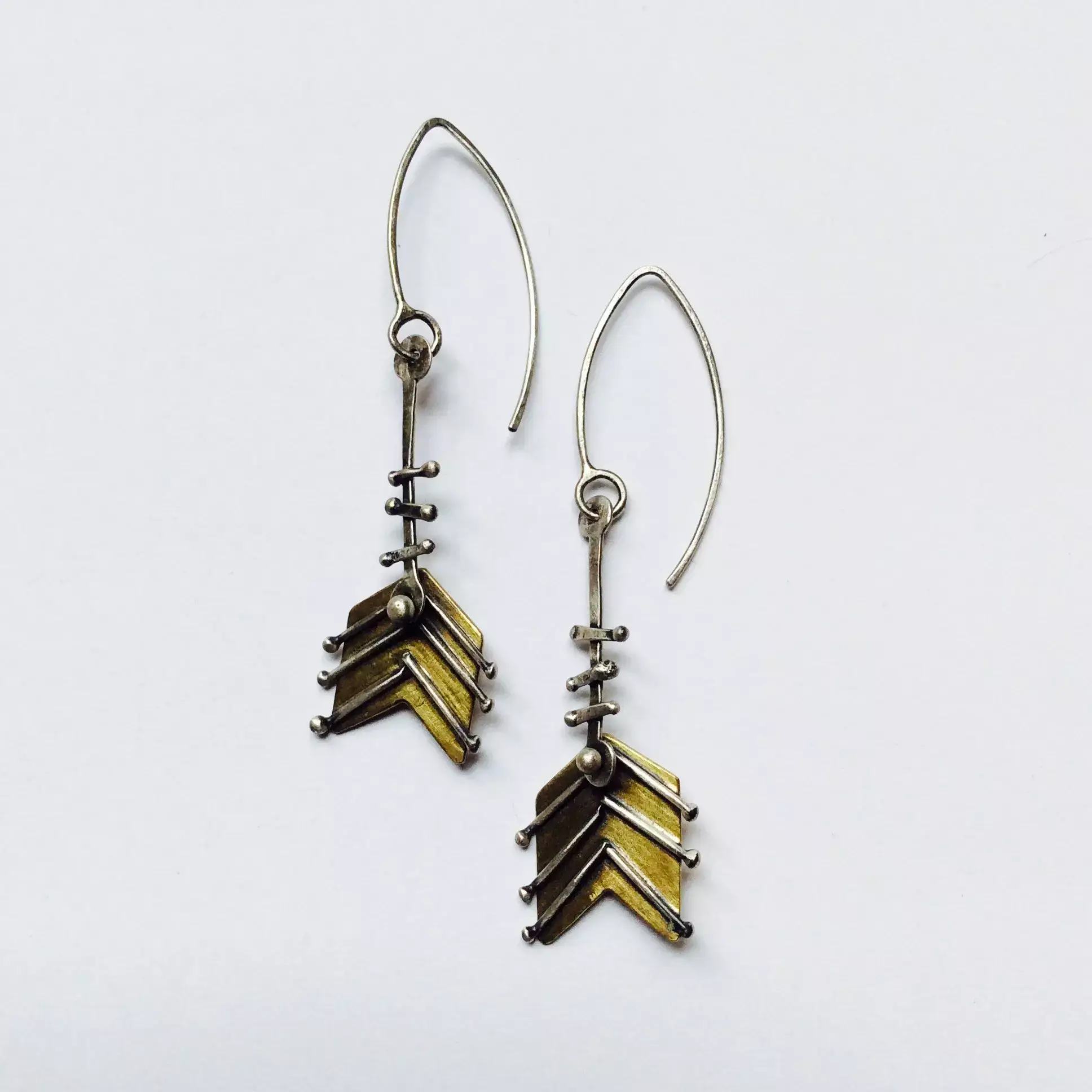 JL Merrill Metalworks - Wholesale Dangle Earrings - Feather Arrow Earrings4