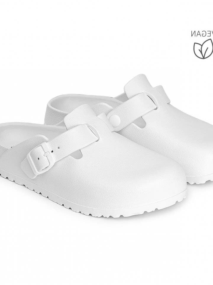 Desalia white EVA mule bio clog sizes 36 to 41 for wholesale by Haikon Hada (Calzame, Alster Komfort, Timoni)