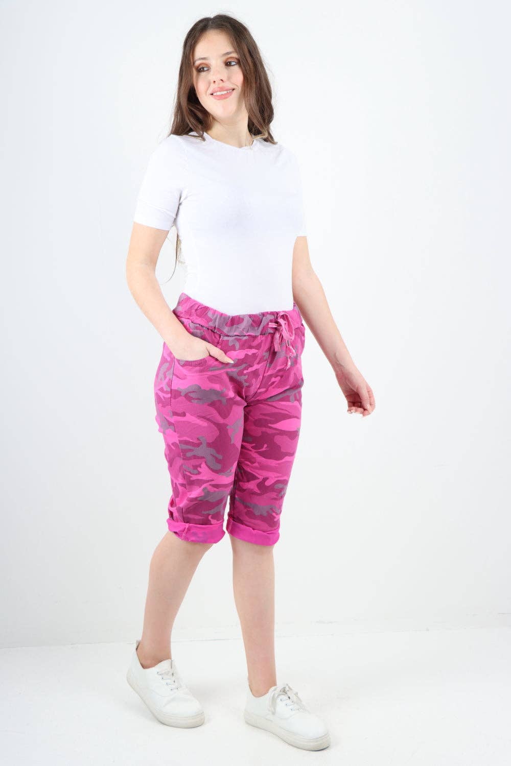 Miss Bold – wholesale Shorts – Women’s – Italian Camouflage Magic Chino Shorts62