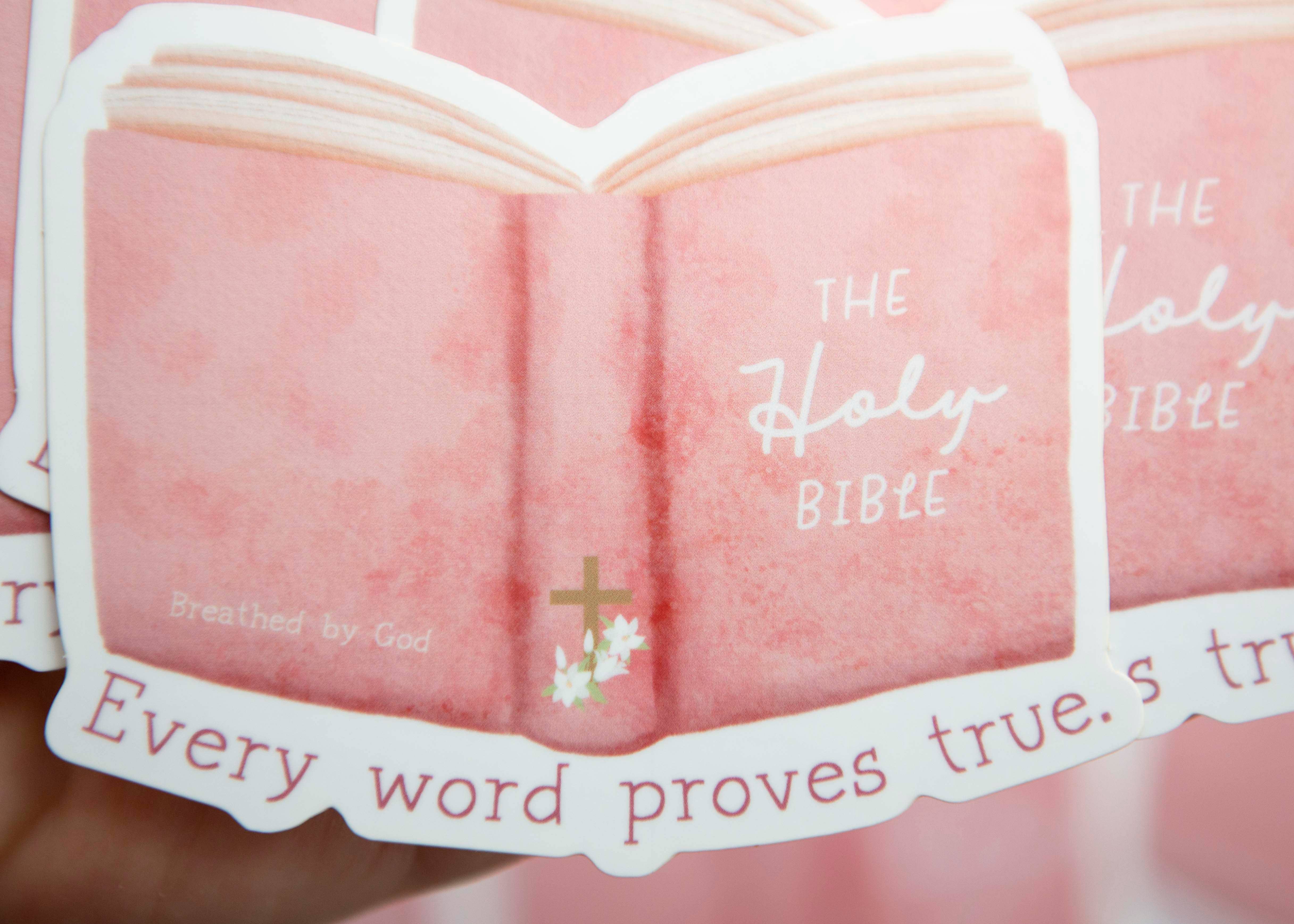 Chosen & Cherished - Wholesale Sticker - Holy Bible Christian Sticker2