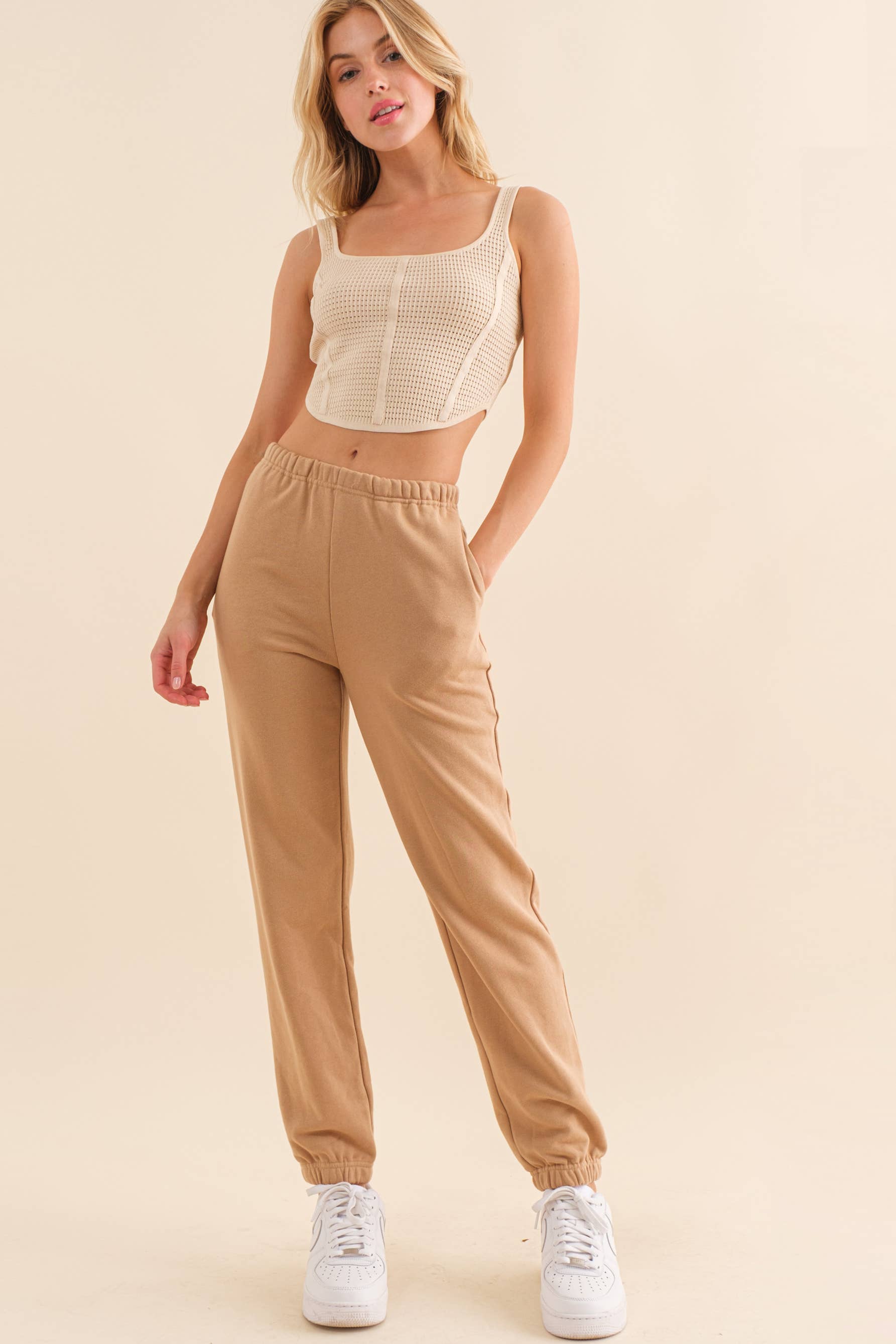 Hersy - Wholesale Athletic Sweatpants/Joggers - Women's - French Terry Jogger- HP0006A14