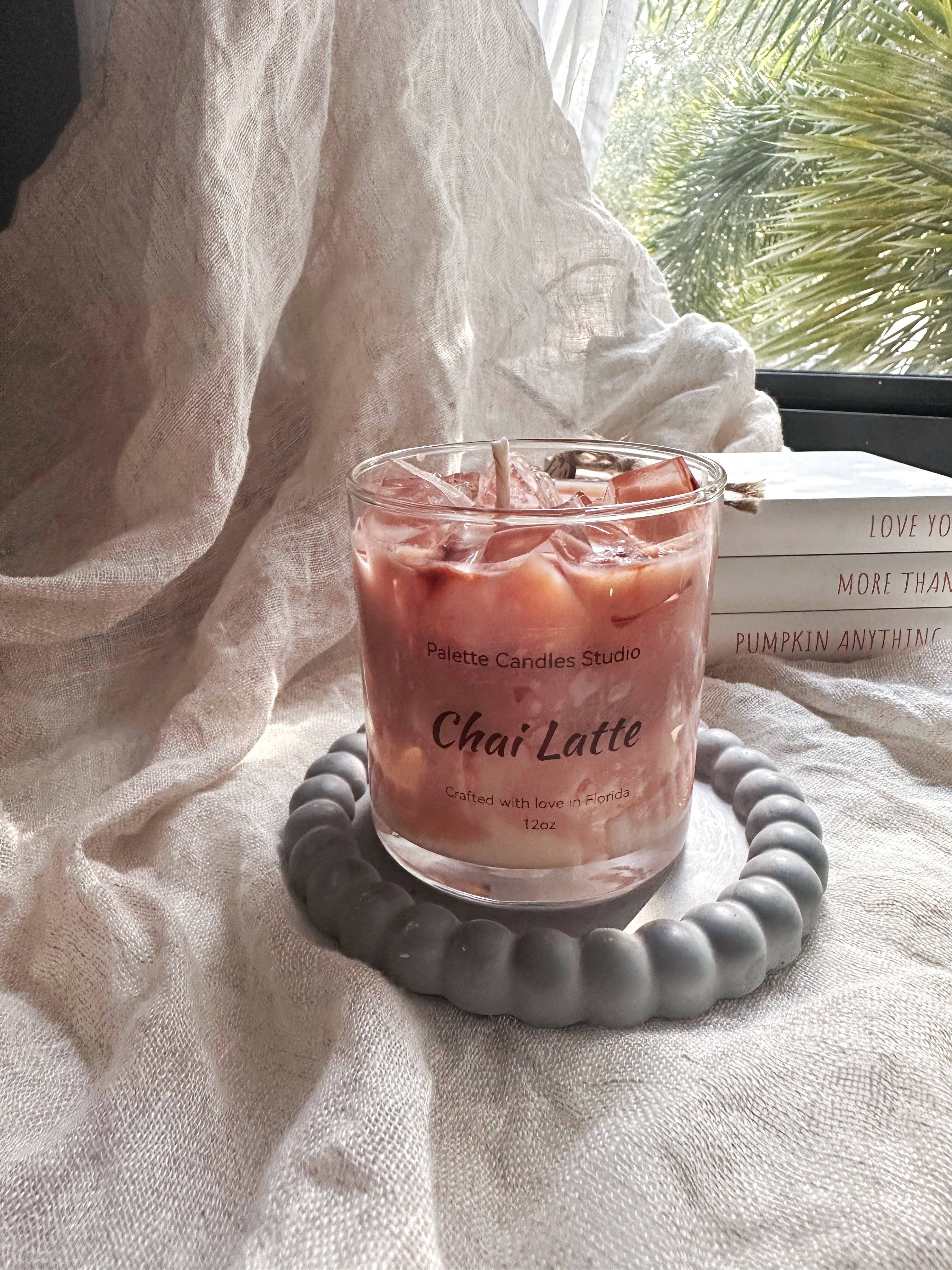 Palette Candles - Vente Bougie en bocal - Bougie à café glacé au latte5
