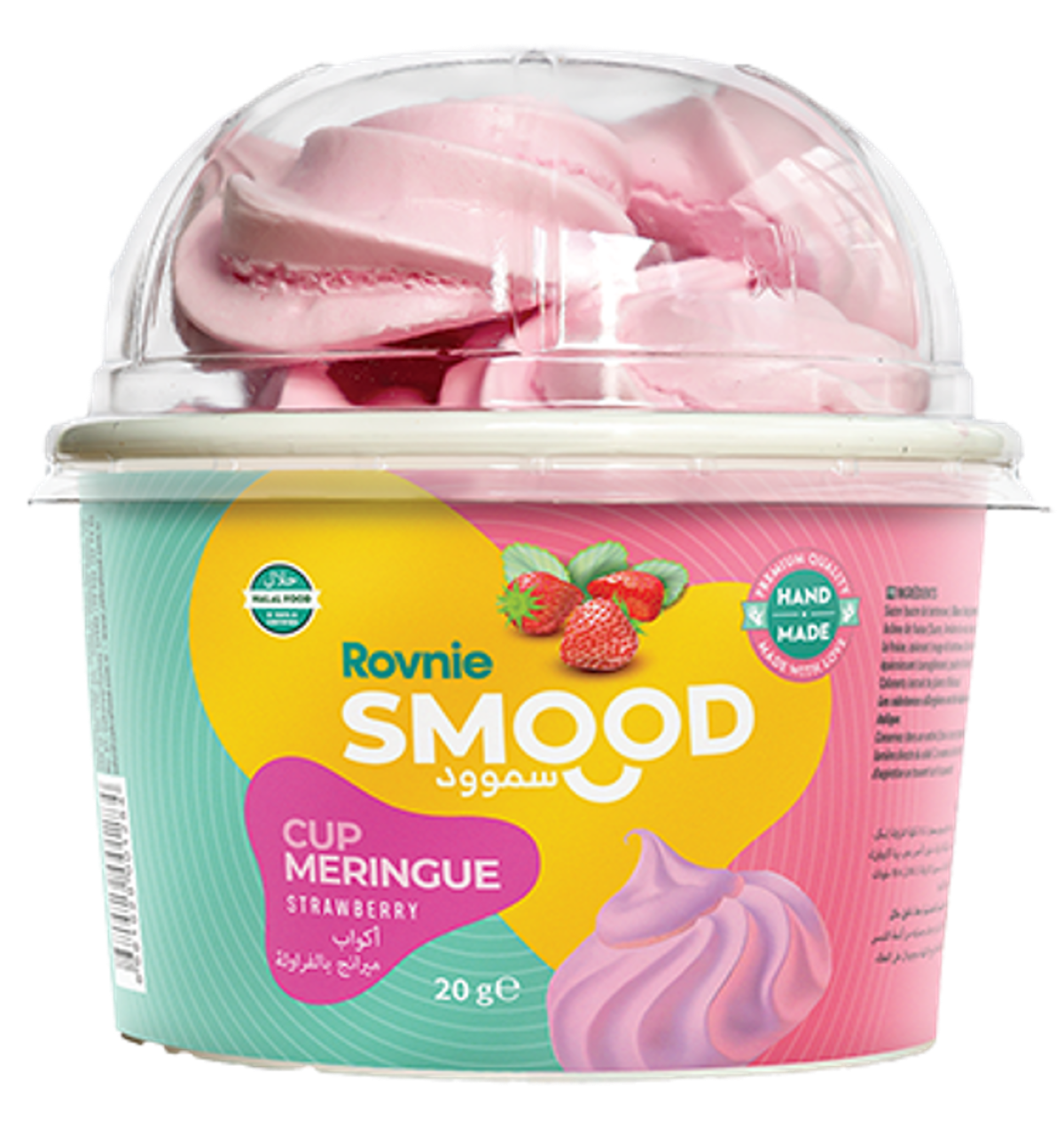 Biggbrands GmbH - Wholesale Hard Candy - Rovnie Strawberry Flavor Merıngues0