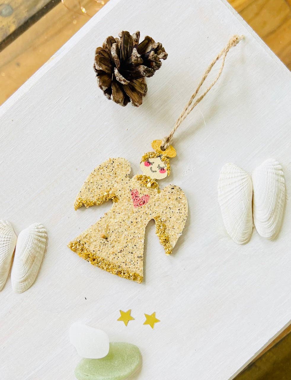 Sook & Hook - Wholesale Ornament - Sand Angel Christmas Ornament2