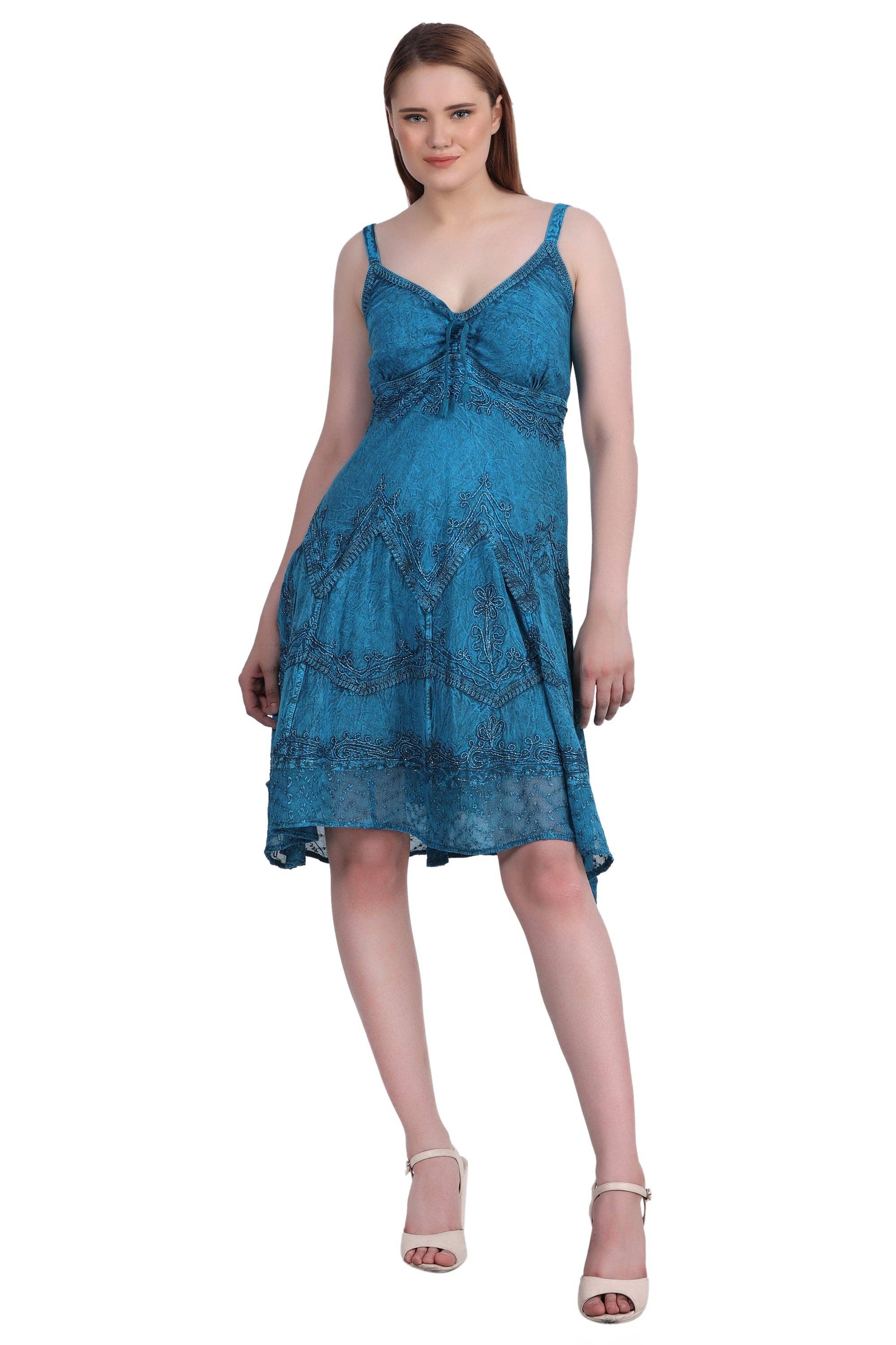 Advance Apparels - Vente Robe – femme - Robe mi-longue délavée à l'acide 130431