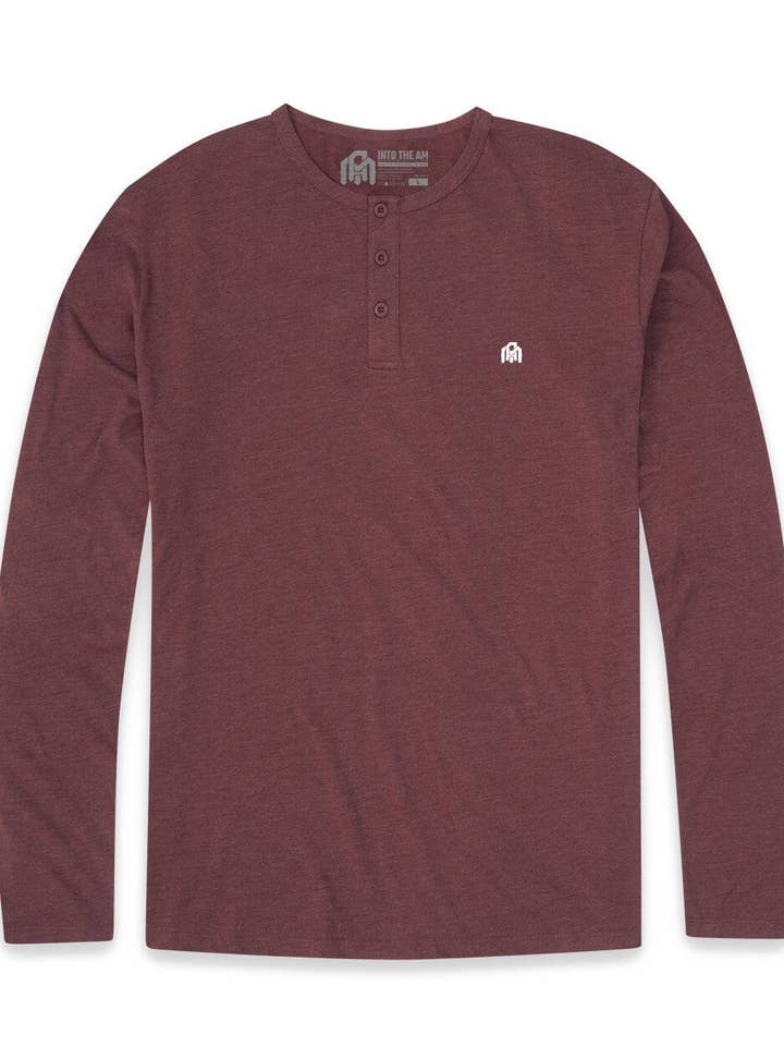 INTO THE AM – Großhandel T-Shirt – Herren – Langarm-Henley-Shirt für Herren (Marke)57