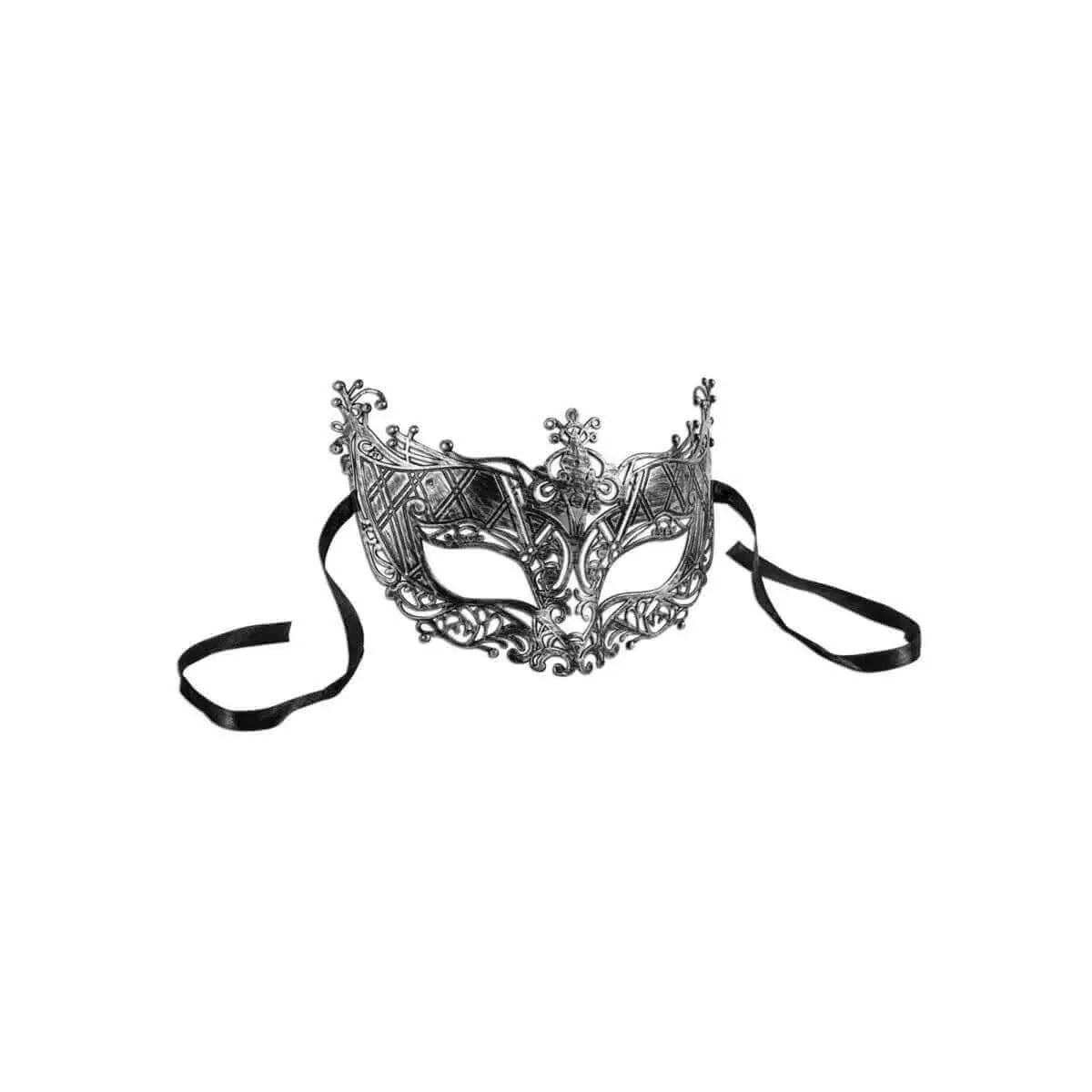 Party Expo, LLC - Wholesale Costume - Unisex - Halloween Silver Filigree Mask