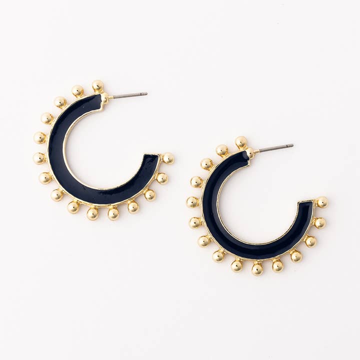 Earrings Hadley Red & Blue M for wholesale by Michelle McDowell