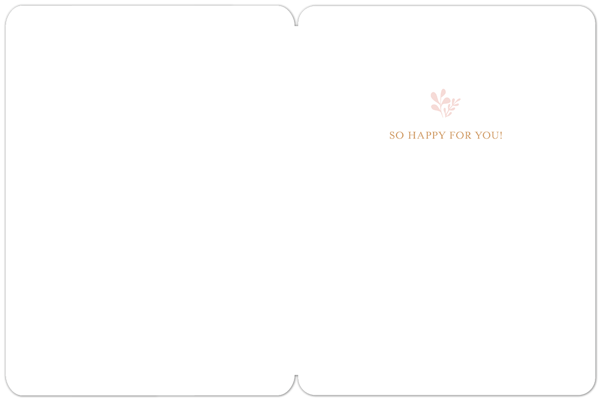 Willow & Ivy Press - Wholesale Wedding Card - Bride to Be Wedding Dress Made of Vines Wedding Card1