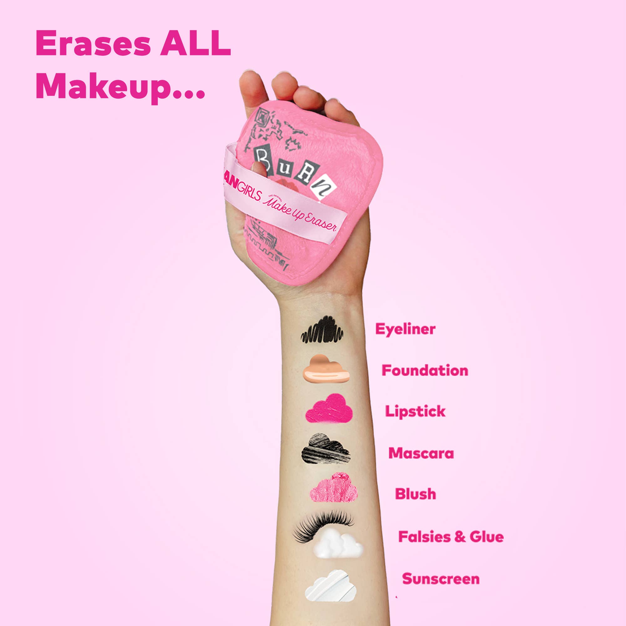 The Original MakeUp Eraser - Wholesale Make-up remover - Mean Girls MakeUp Eraser 7-Day Gift Set TM & ©2024 Paramount9