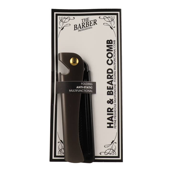 XAN PRO BARBER PRO HAIR BEARD COMB (PEIGNE À BARBE PLIABLE) pour la vente par SUBLIME BEAUTY WHOLESALER SL