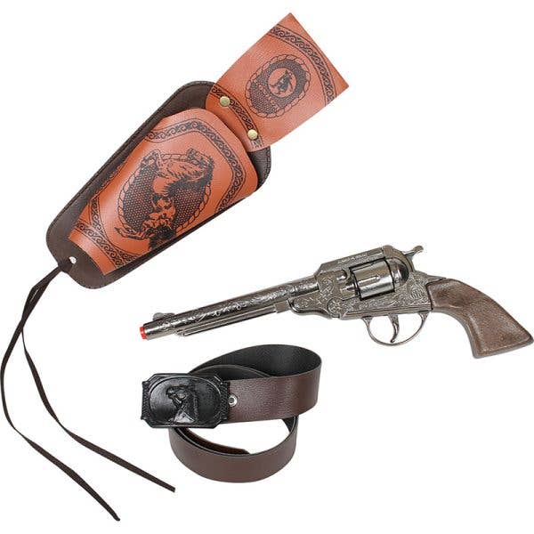 GonherCapGuns.com - Wholesale Toy Set - Kids - Texas Cowboy 8-Shot Cap Gun, Belt & Holster 3pc Play Set2