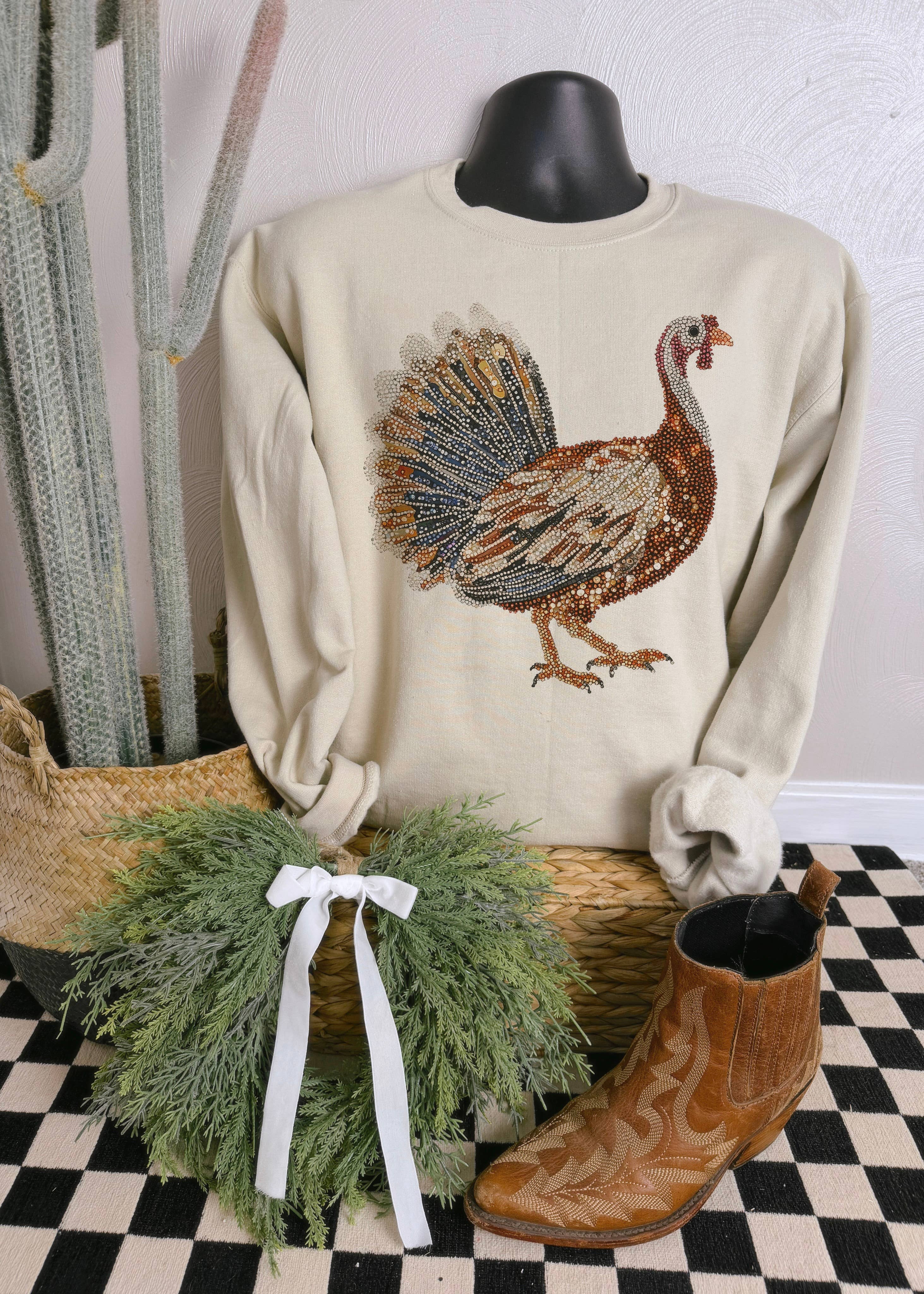 The Walking A - Vendita all'ingrosso Felpa stampata - Donna - Tacchino abbagliante3