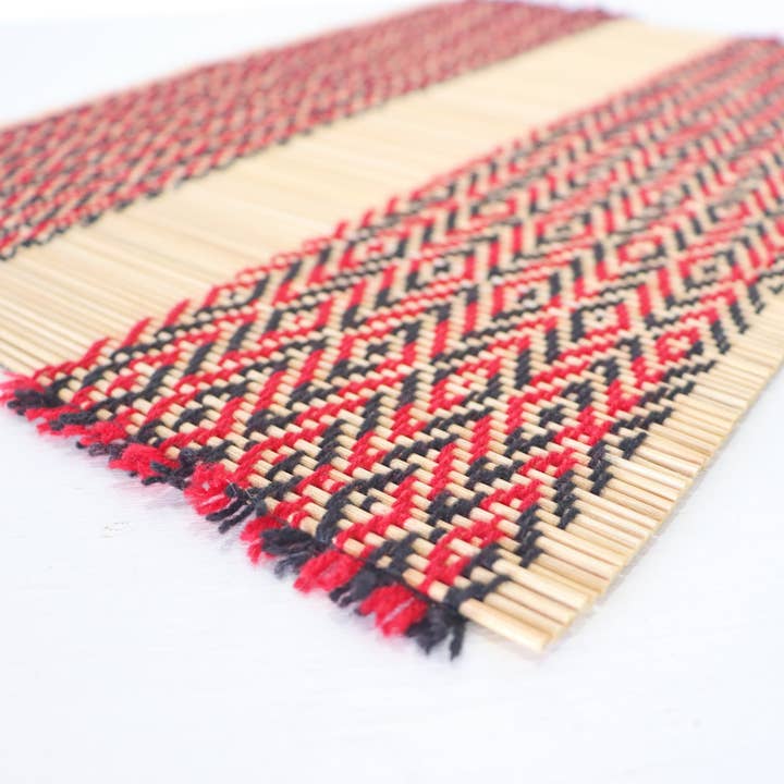 Thaihomeshop - Wholesale Placemat - PHAK RA DA - Bamboo Placemat1
