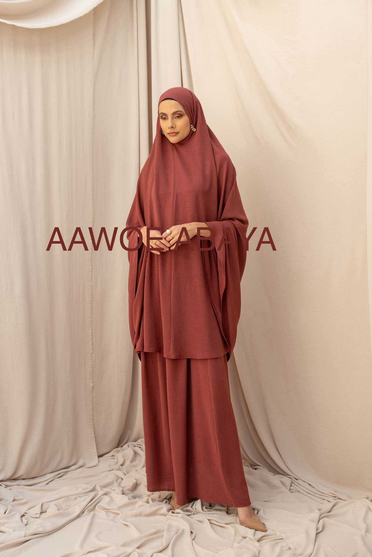 Aawoe Abaya - Wholesale Tops Set - Women's - Jilbab Janne Ready-to-Wear Elegant - 2801-SET8