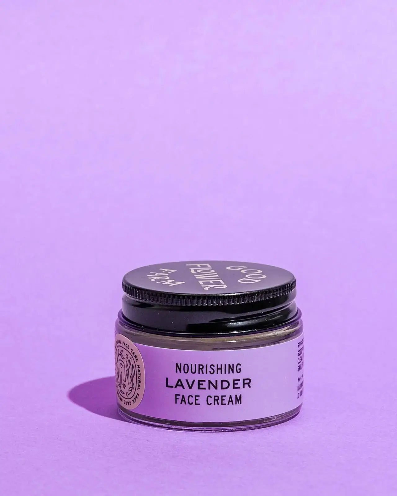 Good Flower Farm - Wholesale Facial Moisturizer - Lavender Organic Herbal Face Cream / 1 oz4
