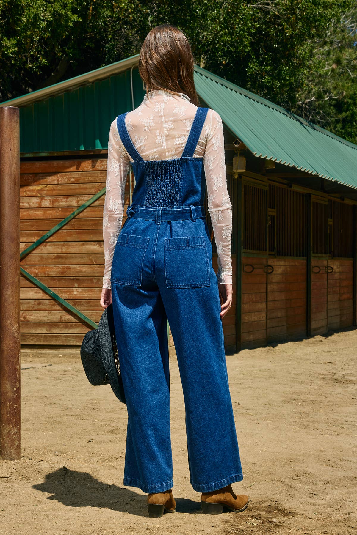 Denim Wide Fit Jumpsuit - RJP1010 for wholesale on Faire3
