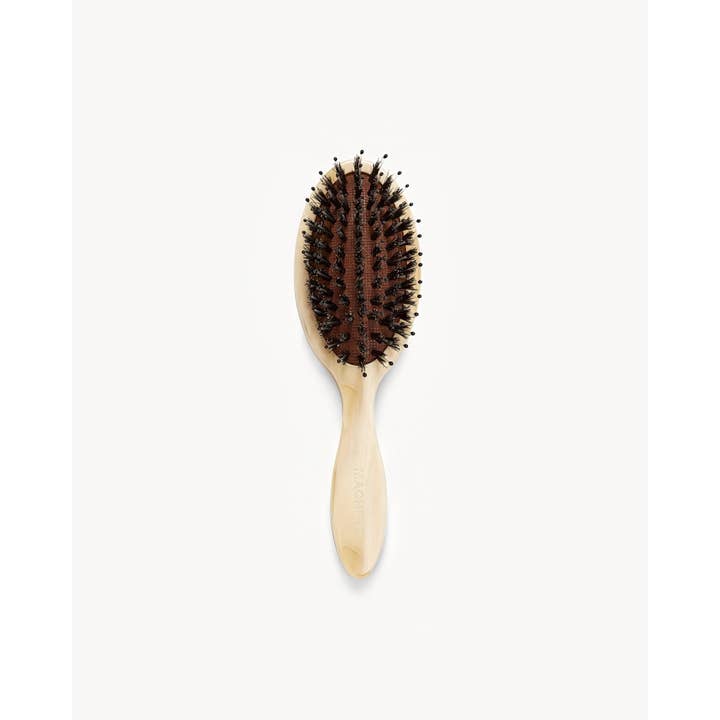 Petite Travel Hair Brush in Alabaster for wholesale by MACHETE
