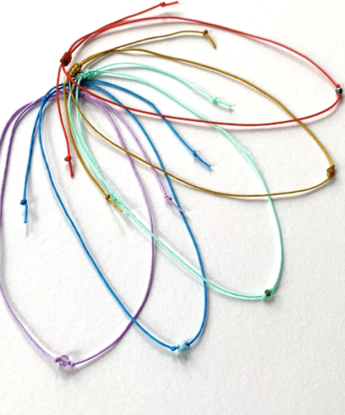 La Lune Healing - Wholesale Beaded Bracelet - Chakra Bracelet -Green String Moss Agate Crystal2