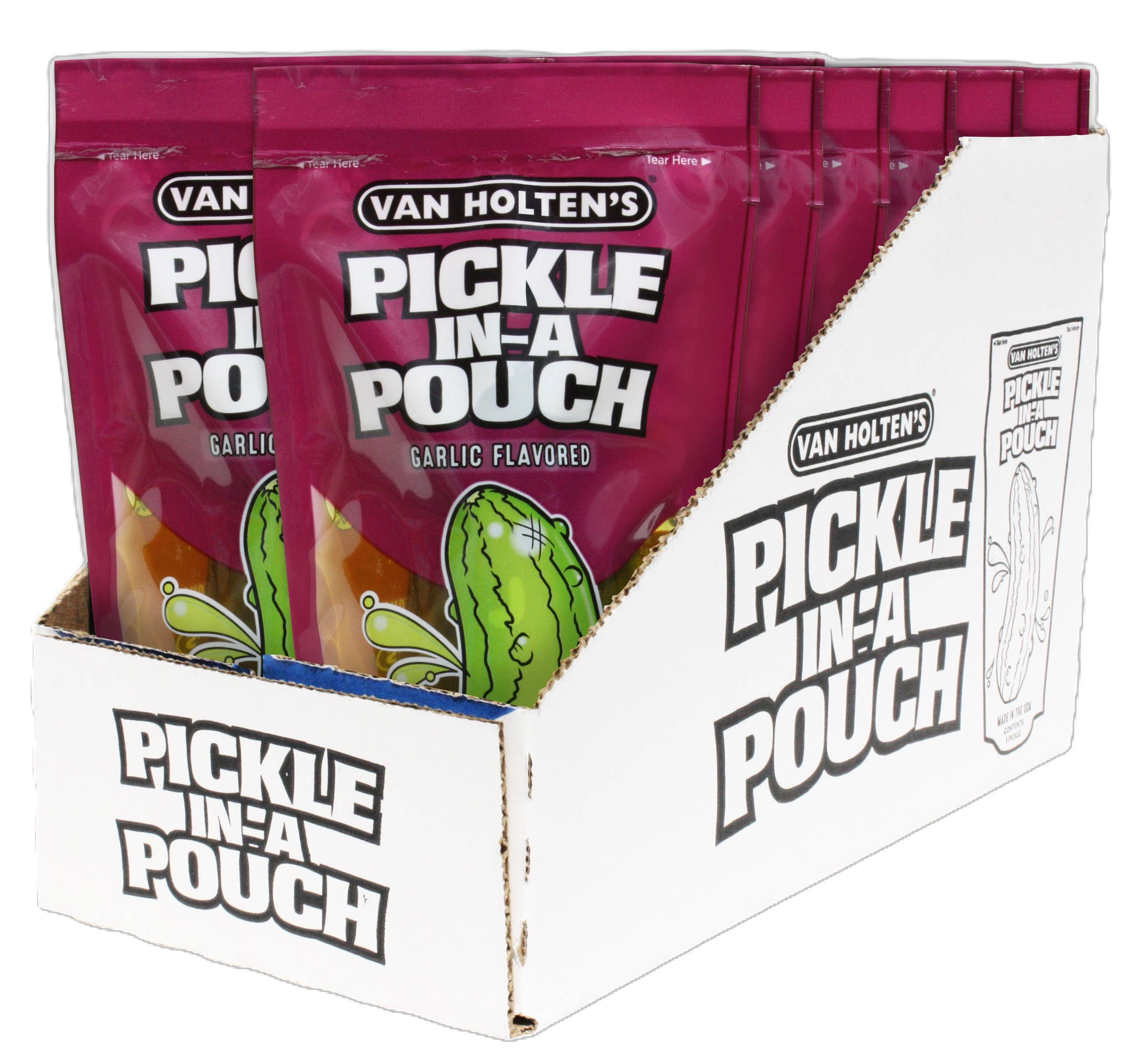 Grandpa Joe's Candy Shop - Wholesale Pickled Vegetables - Van Holten's Large Garlic Pickle, 12ct1