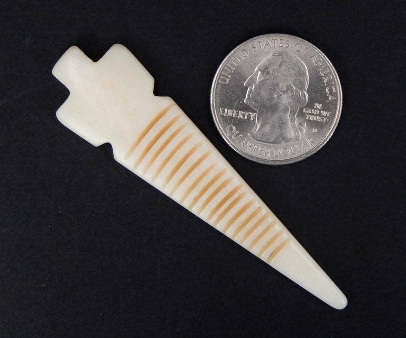 Rock Paradise - Wholesale Individual Charm/Pendant - Arrowhead Carved Bone Spike Pendant4