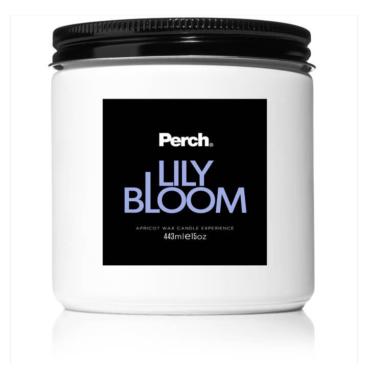 Lily Bloom Apricot Wax Candle for wholesale by Perch® CandleHouse