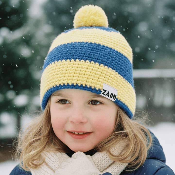 Drummond Kids Beanie Bobble Hat for wholesale by ZAINI Lifestyle Ltd