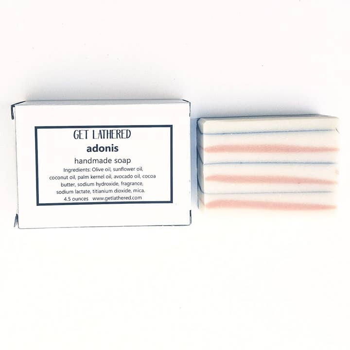 Adonis Artisan Soap for wholesale by Get Lathered