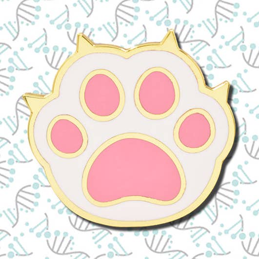 Clayton Jewelry Labs - Vendita all'ingrosso Spilla da bavero - Spilla smaltata dura con stampa di zampe di gatto1