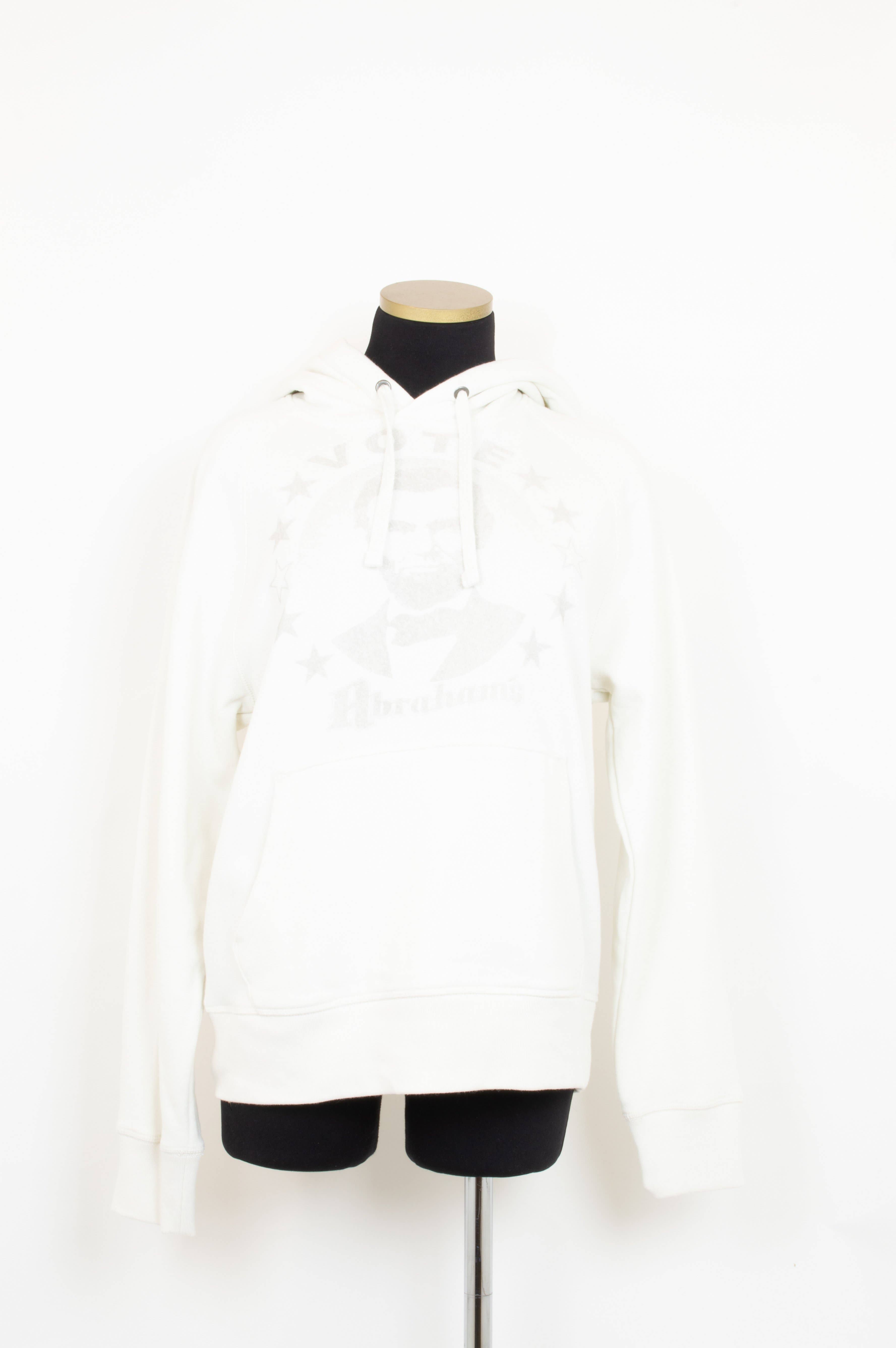 Abraham's 'Vote Abes' Hoodie White for wholesale by Maskdanna by Califortunate