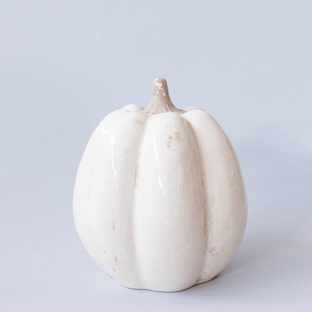 Forpost Trade Inc - Wholesale Decorative Tabletop Object - Ceramic Pumpkin, Large 2