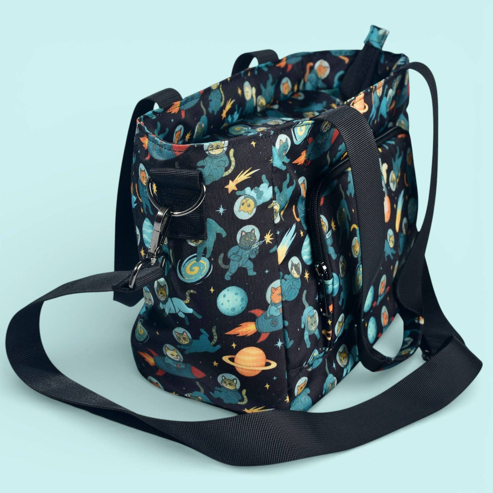 Sipsey Wilder - Wholesale Tote Bag - Women's - Space Kitties Medium Venture Tote4