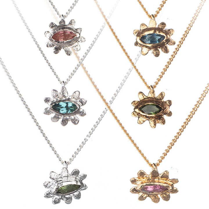 Amanda Coleman Jewelry - Wholesale Pendant/Charm Necklace - Marquise flower necklace