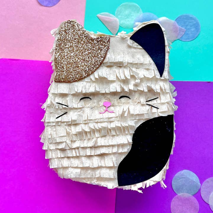 Personalized Squish Friends Piñata Birthday Cake Topper for wholesale by My Soiree Designs