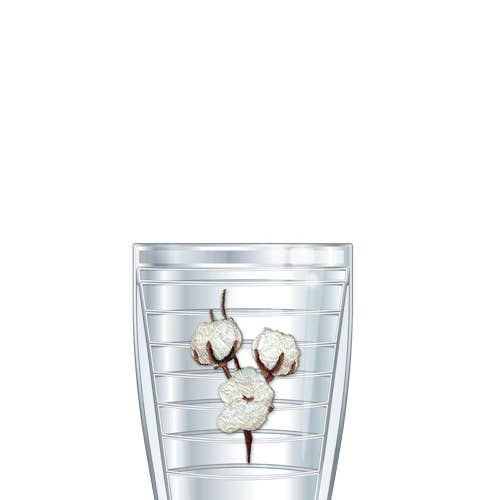 FREEHEART - Wholesale Insulated Mug/Tumbler - Cotton Boll Patch Tumbler1